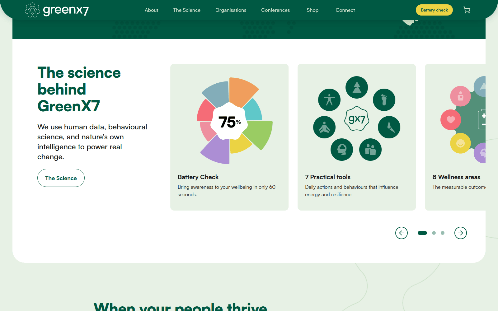 A clear identity for a wellbeing mission preview