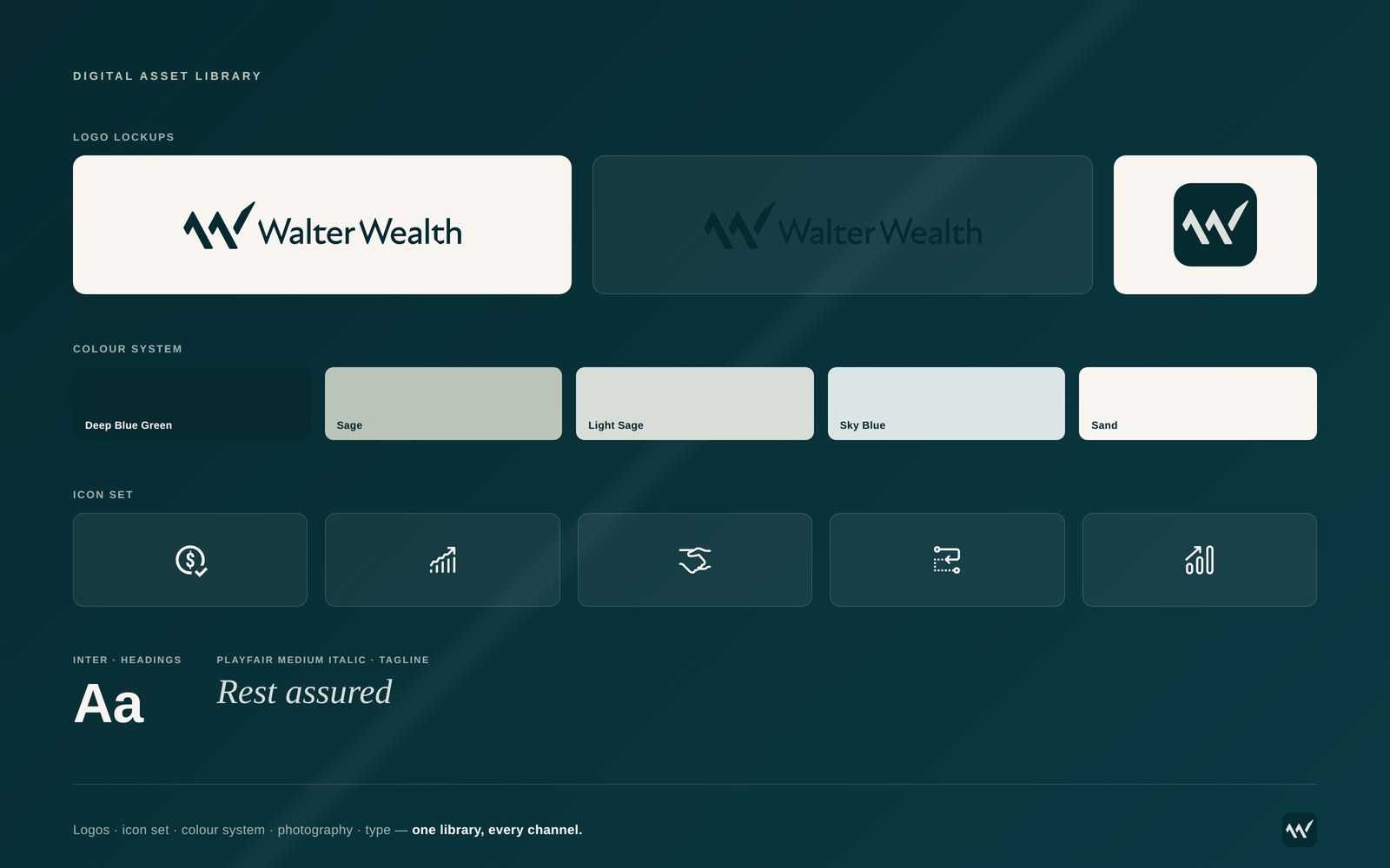 Walter Wealth digital asset library preview